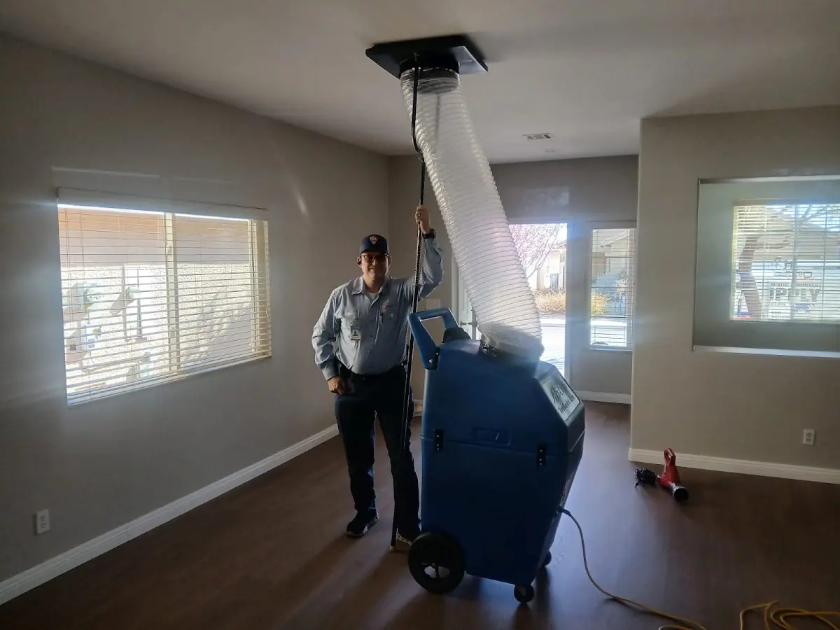 Professional Dryer Vent Cleaning work inside a Ladera Ranch home